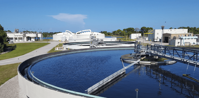 sewage treatment plant facility